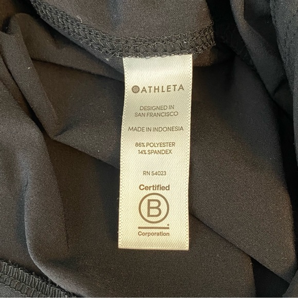 Athleta Black Paper Bag Waist Pant - Picture 9 of 9